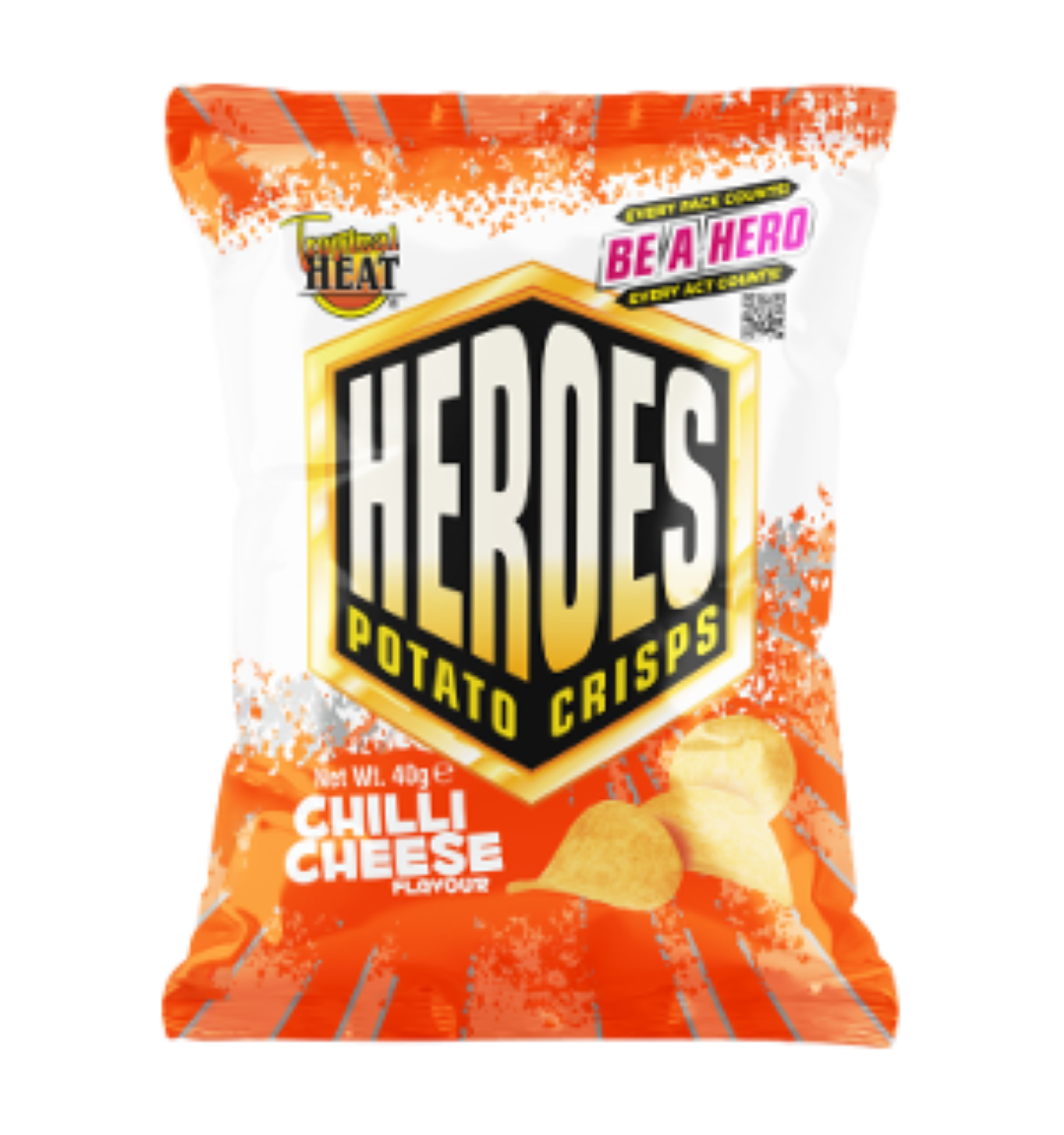 HEROES CHILLI CHEESE 40G
